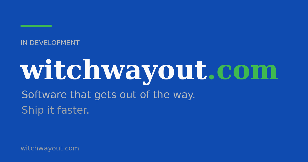Link preview image for witchwayout.com